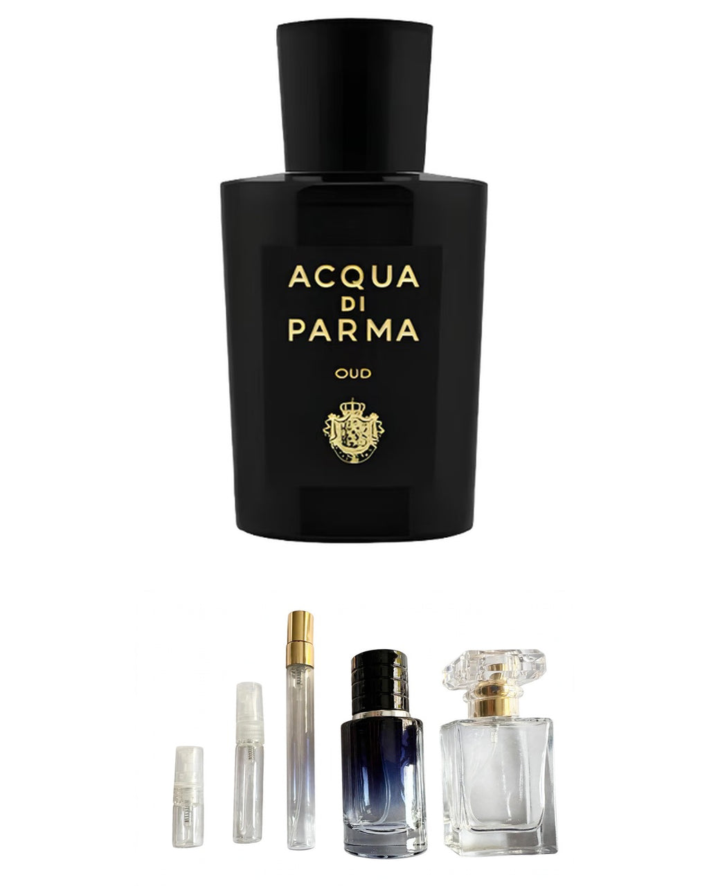 Acqua Di Parma - Oud Eau de Parfum (Sample Sizes) with sample bottles