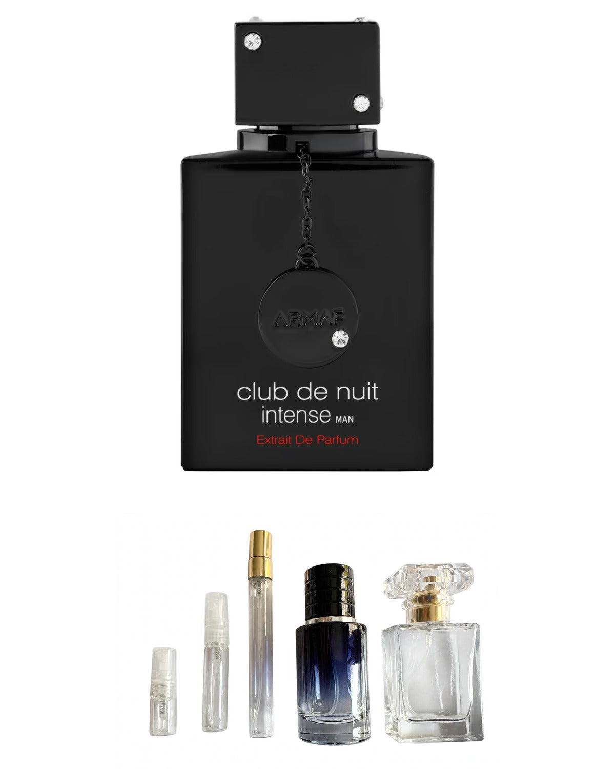 Armaf-Club De Nuit Intense Man Extrait (Sample Sizes) with sample bottles