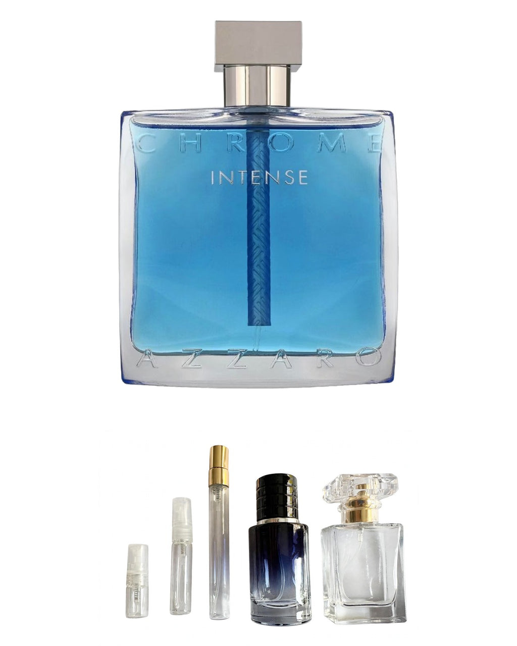 Azzaro- Chrome Intense (Sample Sizes) with sample bottles