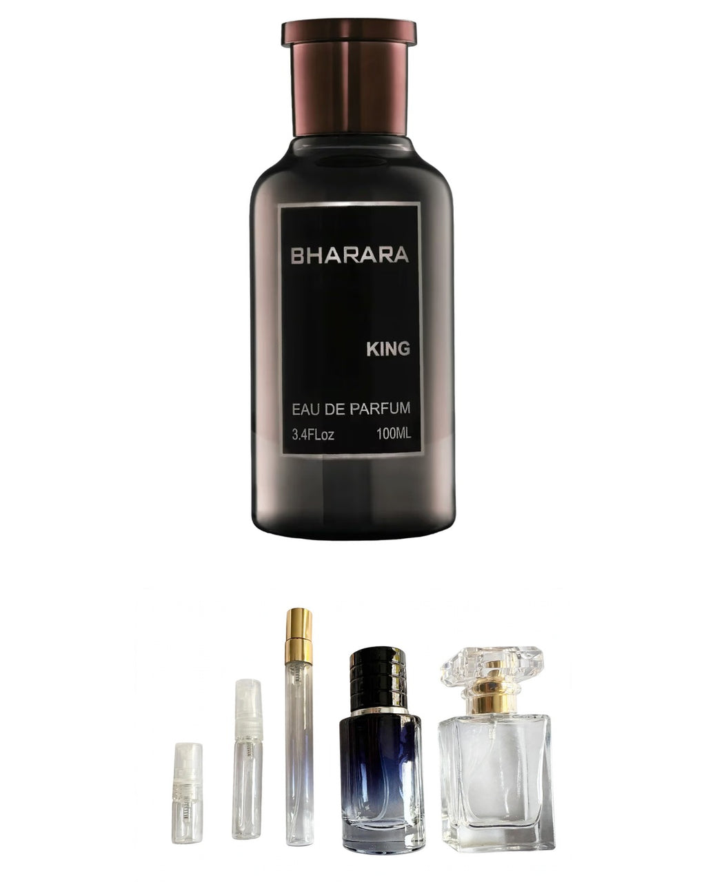 Bharara-King PARFUM (Sample Sizes) with sample bottles