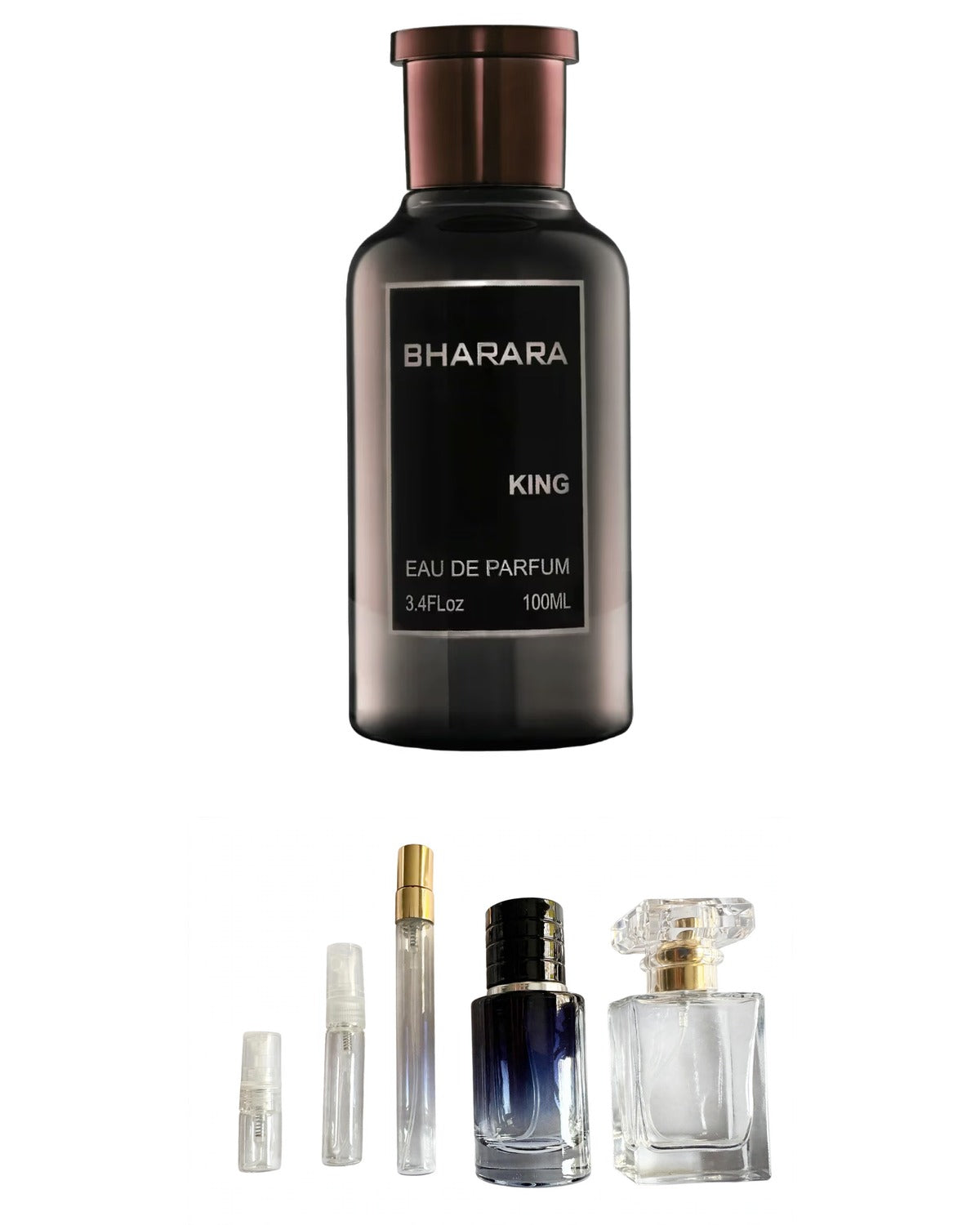 Bharara-King PARFUM (Sample Sizes) with sample bottles