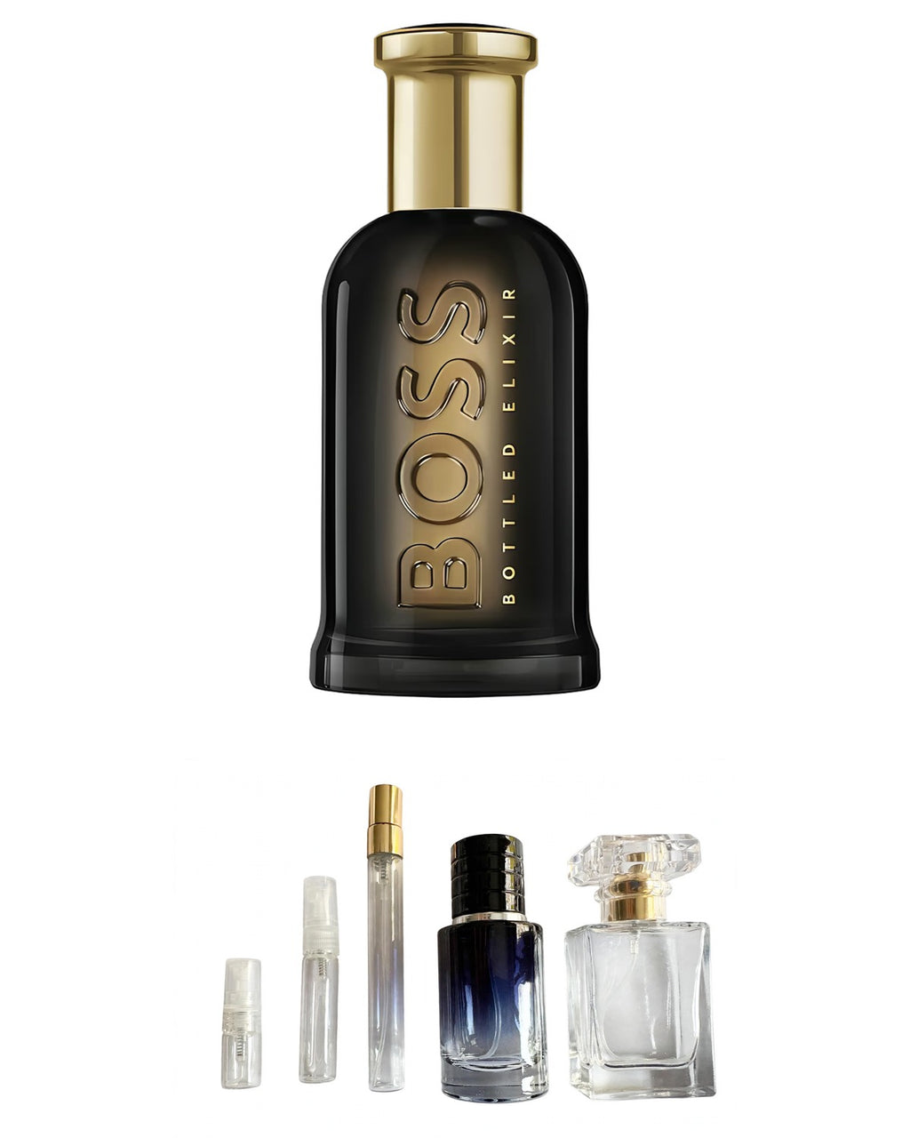 Boss- Bottled Elixir (Sample Sizes) with sample bottles