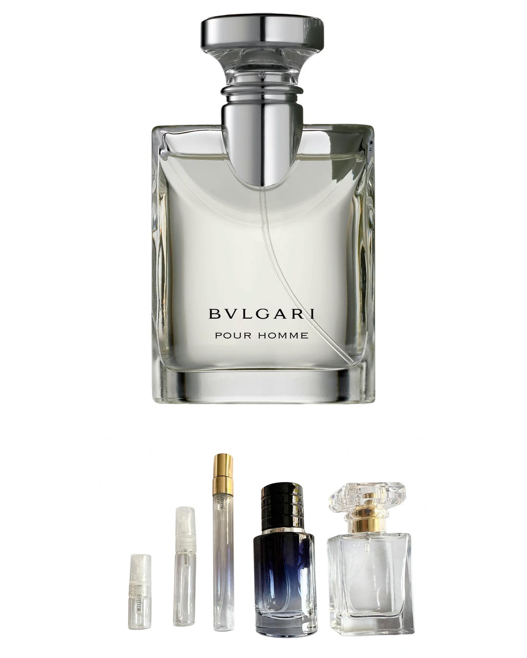 Bvlgari -Pour Homme (Sample Sizes) with sample bottles