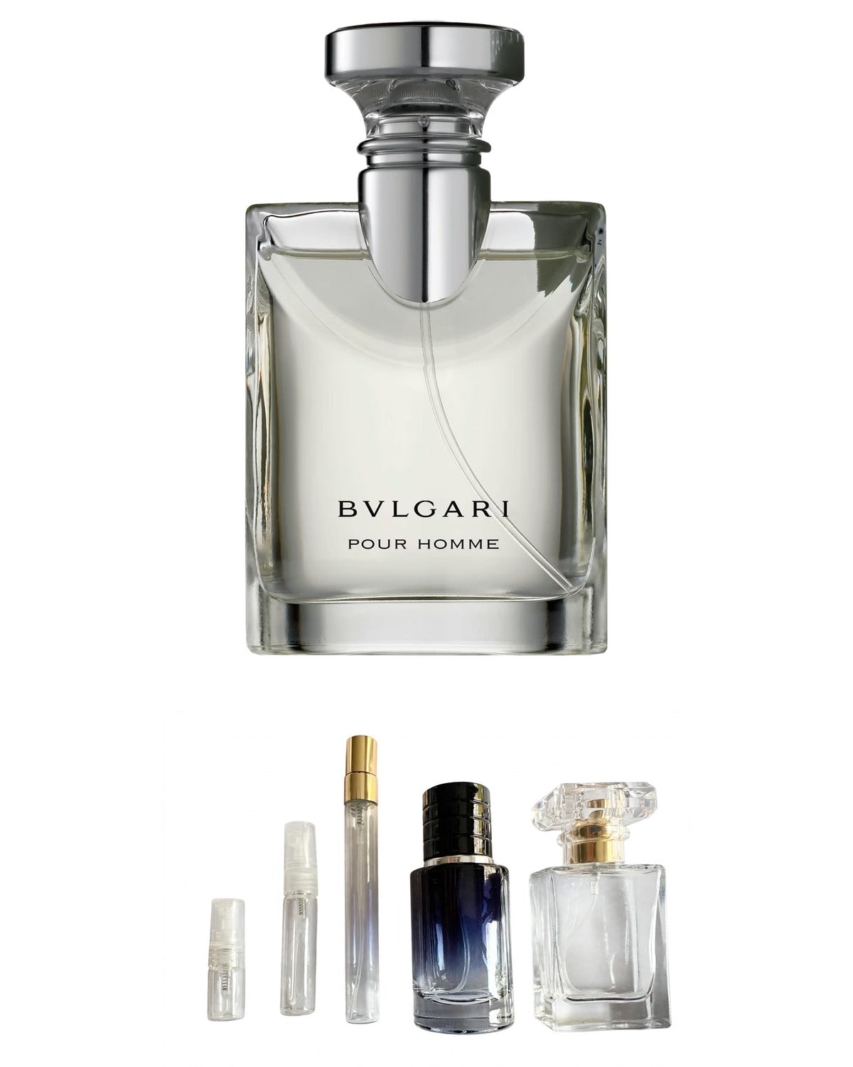 Bvlgari -Pour Homme (Sample Sizes) with sample bottles