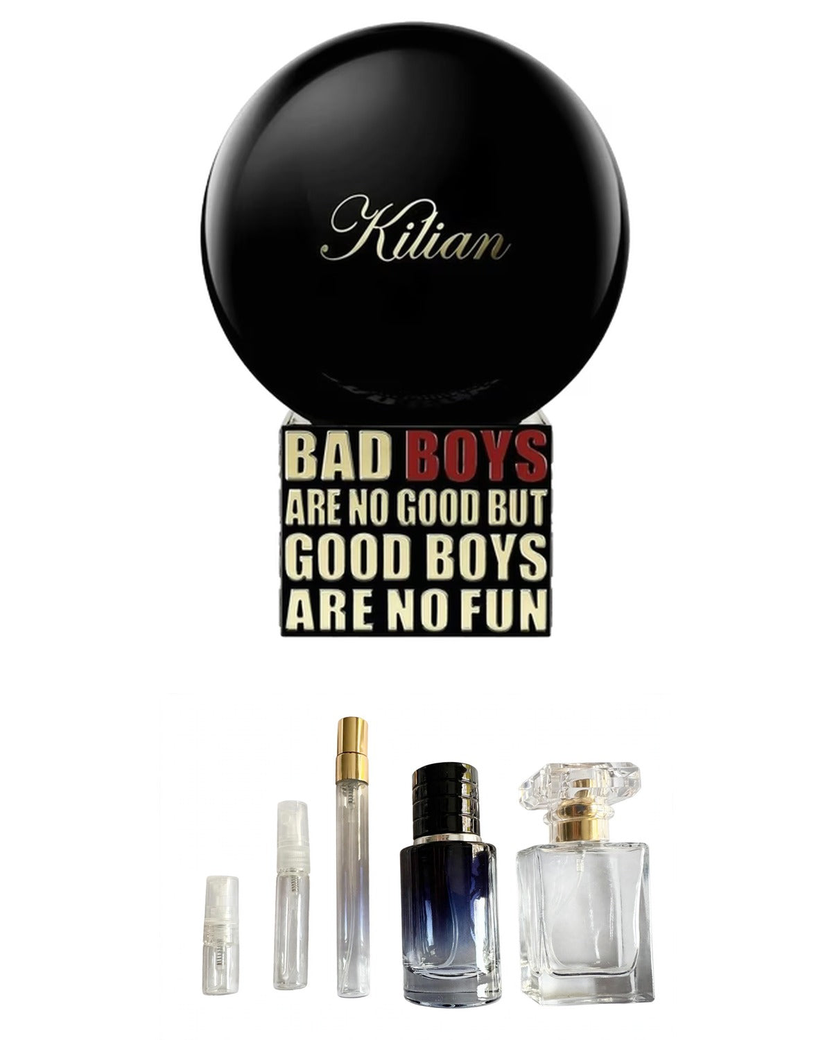 By Kilian - Bad Boys Are No Good But Good Boys Are No Fun (Sample Sizes) with sample bottles