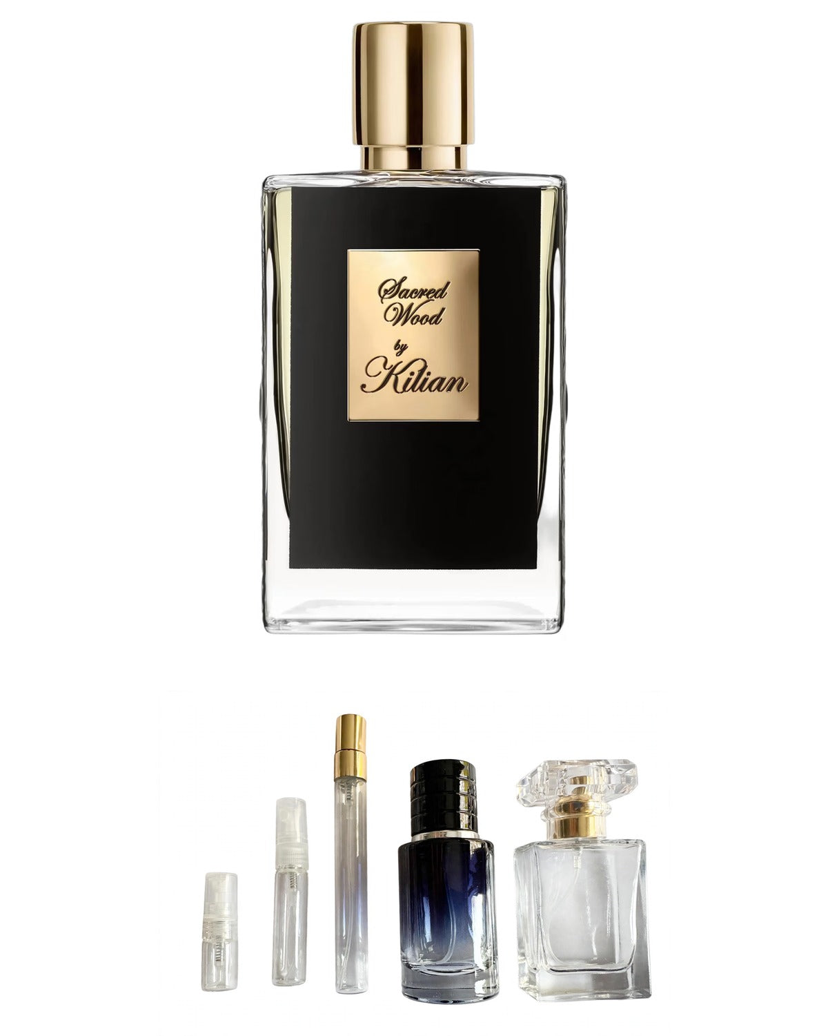 By Kilian-Sacred Wood (Sample Sizes) with sample bottles