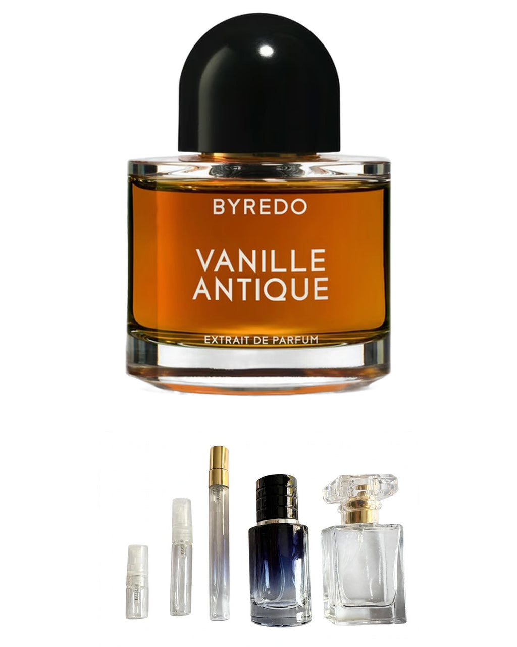 Byredo - Vanille Antique (Sample Sizes) with sample bottles