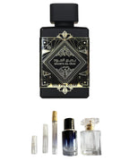 Lattafa - Oud For Glory (Sample Sizes) with sample bottles