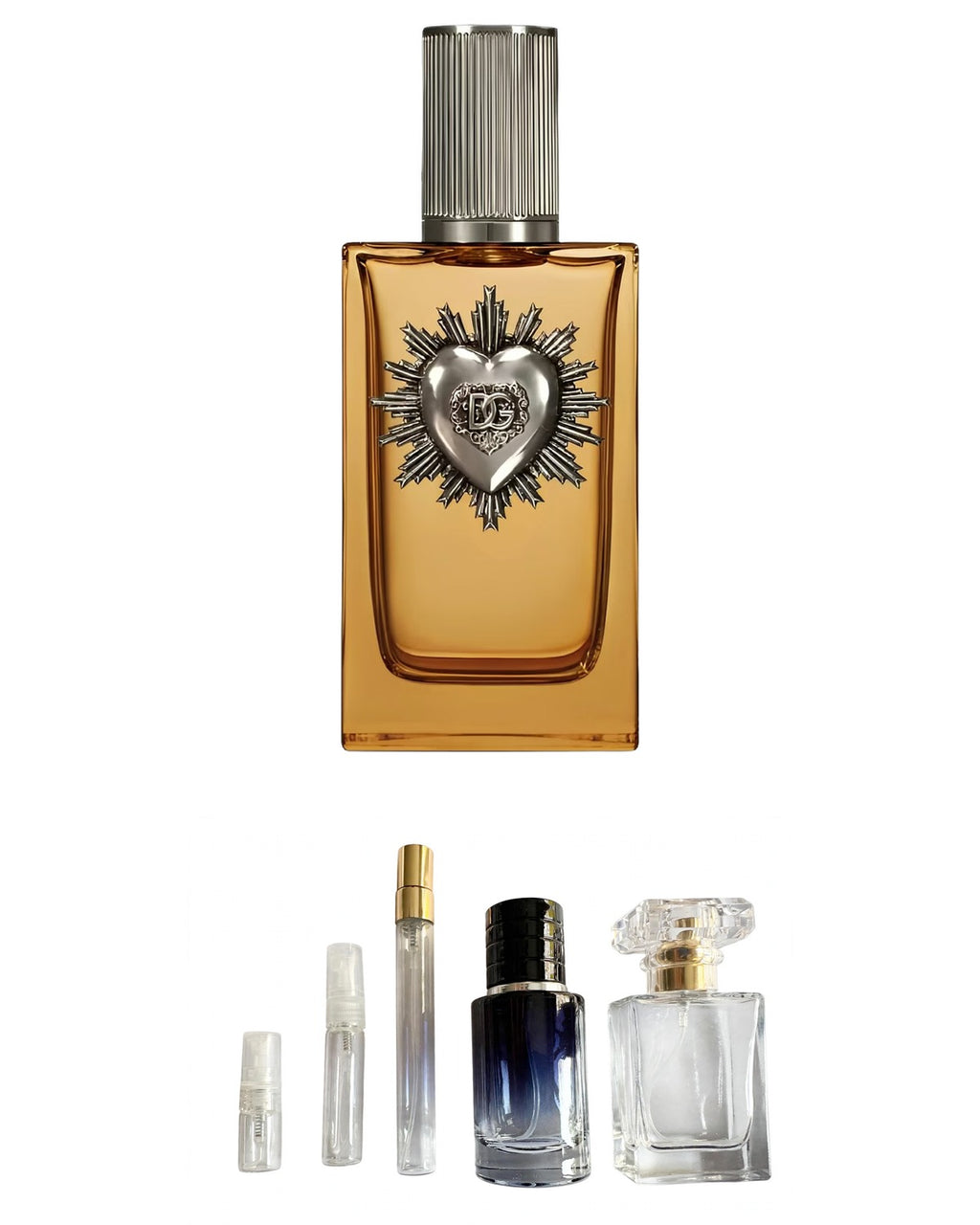 Dolce & Gabanna-Devotion Pour Homme Parfum (Sample Sizes) with sample bottles