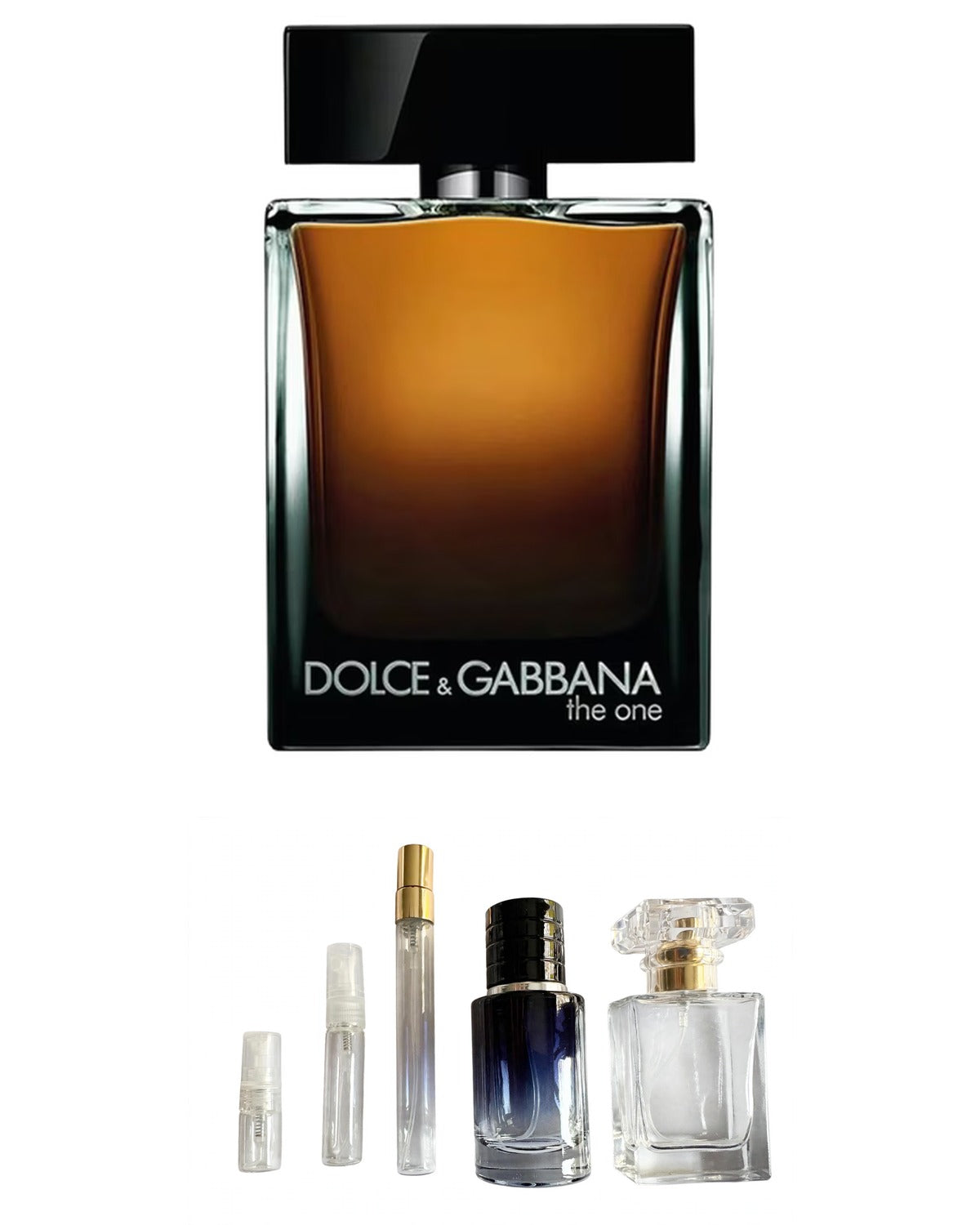 Dolce & Gabbana - The One Eau de Parfum (Sample Sizes) with sample bottles