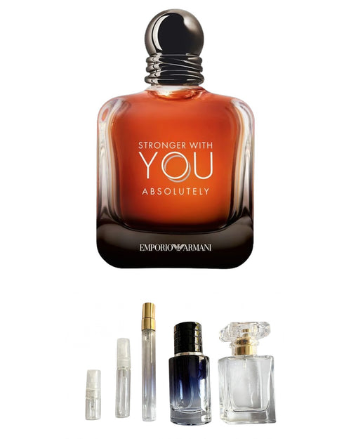 Emporio Armani - Stronger With You Absolutely (Sample Sizes) with sample bottles