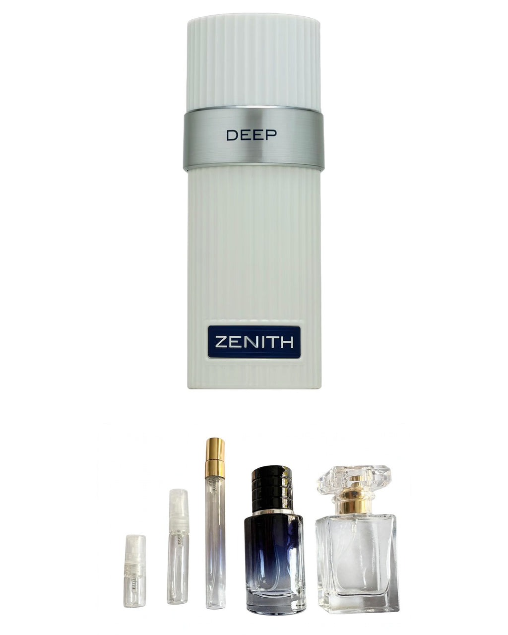 French Avenue-Zenith Deep (Sample Sizes) with sample bottles