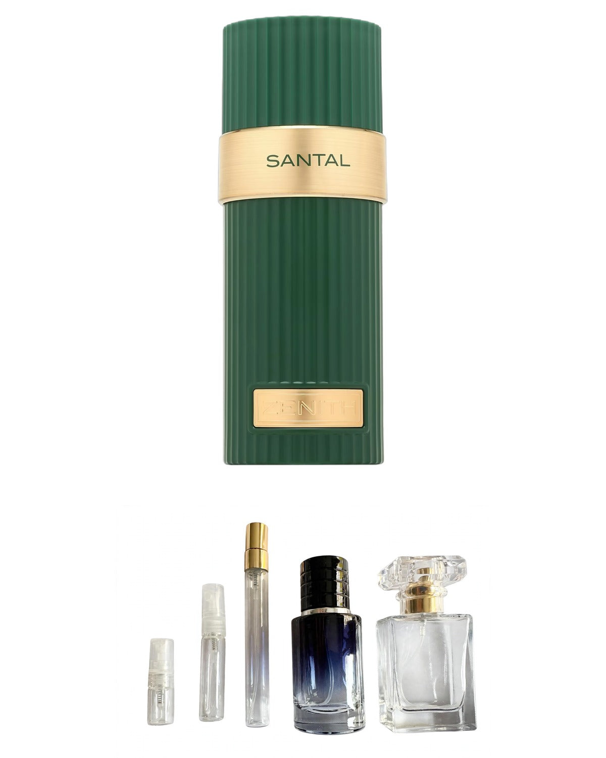 French Avenue-Zenith Santal (Sample Sizes) with sample bottles