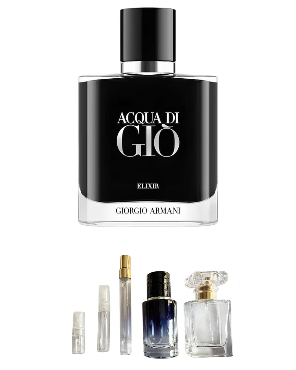 Giorgio Armani - Acqua di Giò Elixir (Sample Sizes) with sample bottles