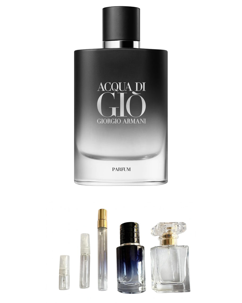 Giorgio Armani-Acqua di Giò Parfum (Sample Sizes) with sample bottles