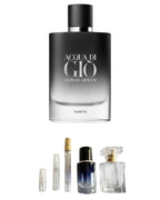 Giorgio Armani-Acqua di Giò Parfum (Sample Sizes) with sample bottles