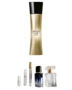 Giorgio Armani - Code Absolu (Sample Sizes) with sample bottles