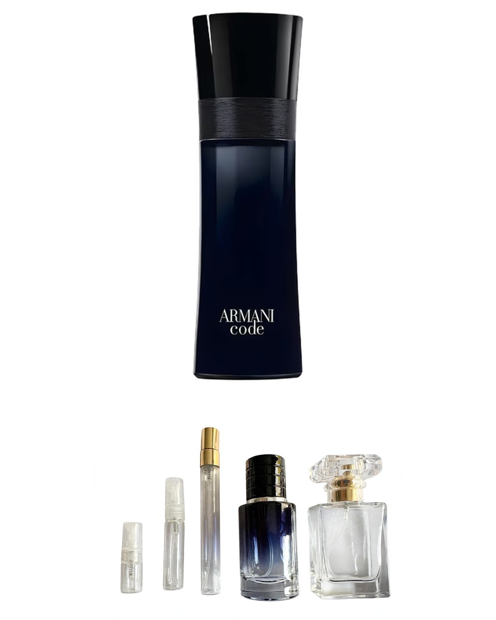 Giorgio Armani - Code EDT (Sample Sizes) with sample bottles