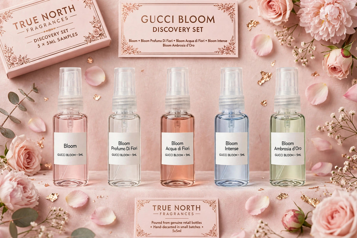 Gucci Bloom Discovery Set - 5 x 5ml Fragrance Sample Decants