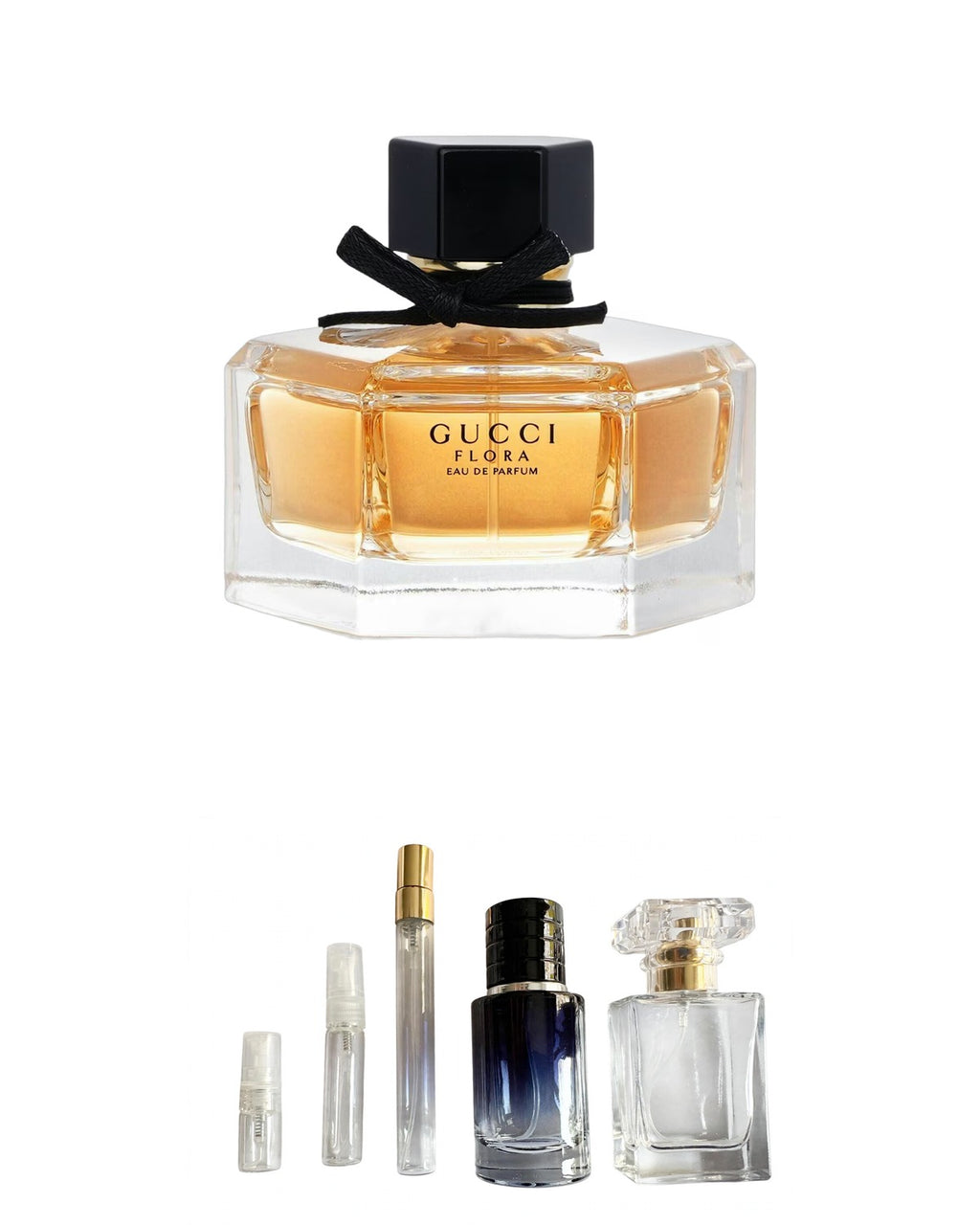 Gucci- Flora Eau de Parfum (Sample Sizes) with sample bottles