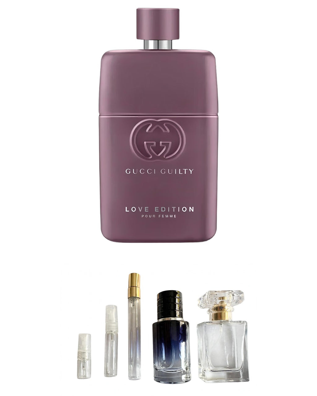 Gucci - Guilty Love Edition Pour Femme 2024 (Sample Sizes) with sample bottles