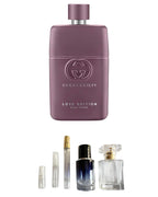 Gucci - Guilty Love Edition Pour Femme 2024 (Sample Sizes) with sample bottles