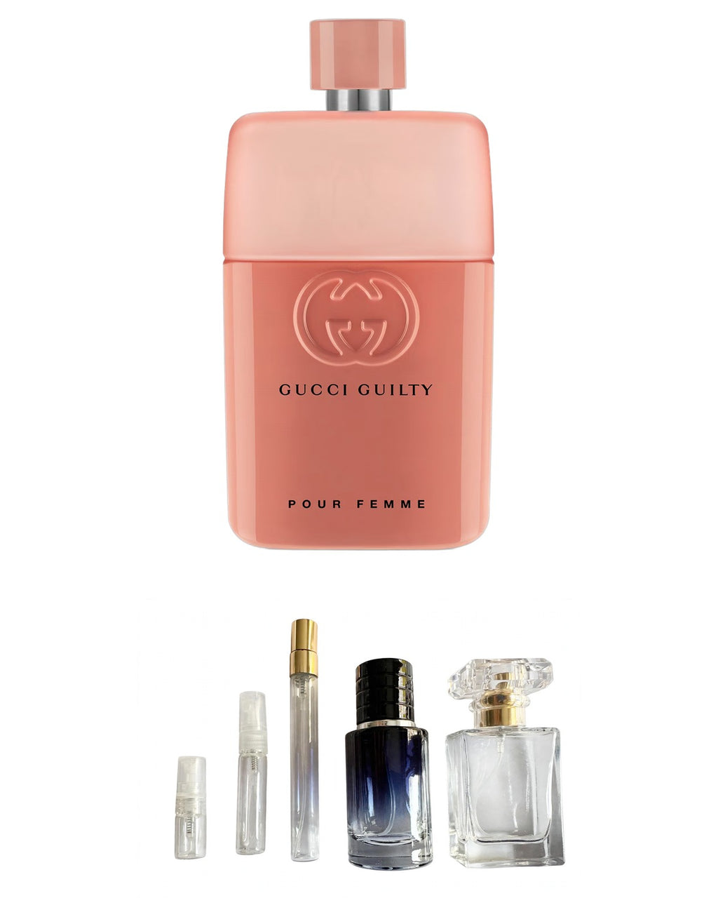 Gucci-Guilty Love Edition Pour Femme (Sample Sizes) with sample bottles