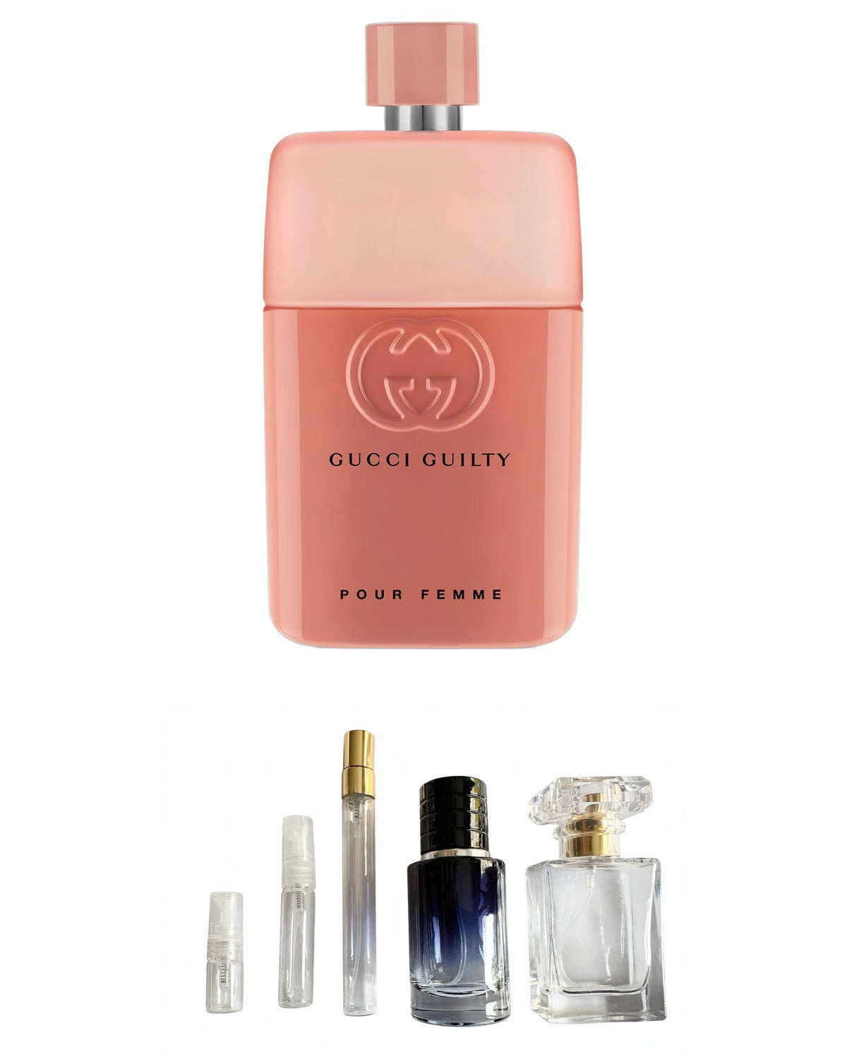 Gucci-Guilty Love Edition Pour Femme (Sample Sizes) with sample bottles