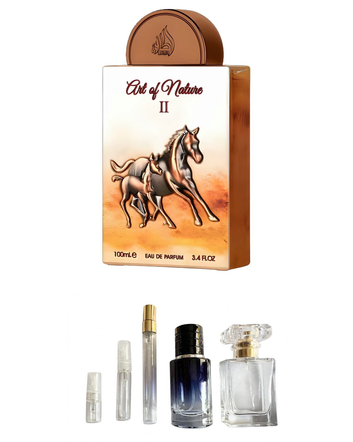 Lattafa-Art Of Nature II (Sample Sizes) with sample bottles