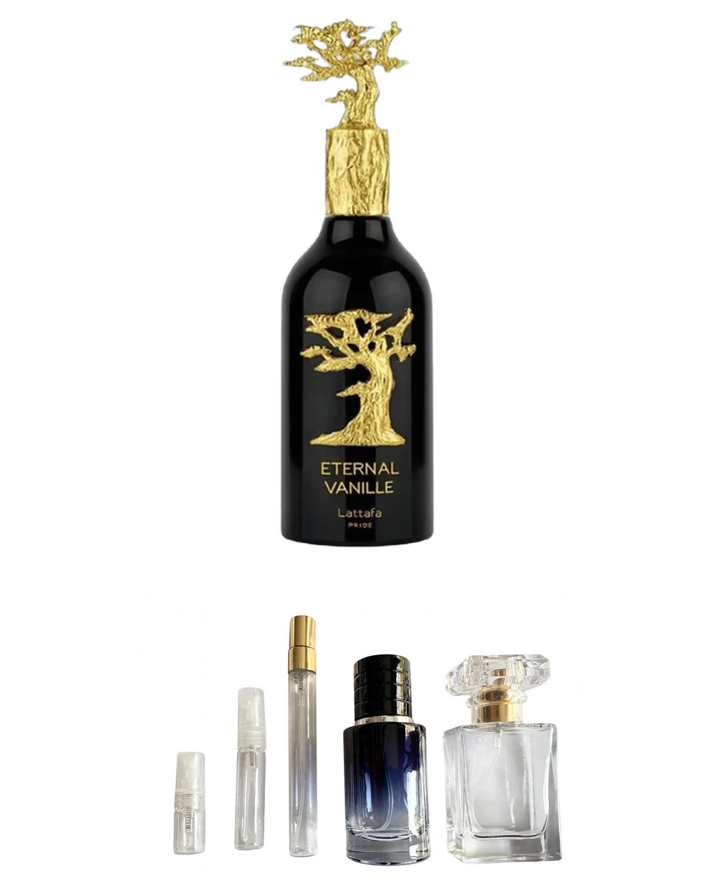 Lattafa Perfumes - Eternal Vanille (Sample Sizes) with sample bottles