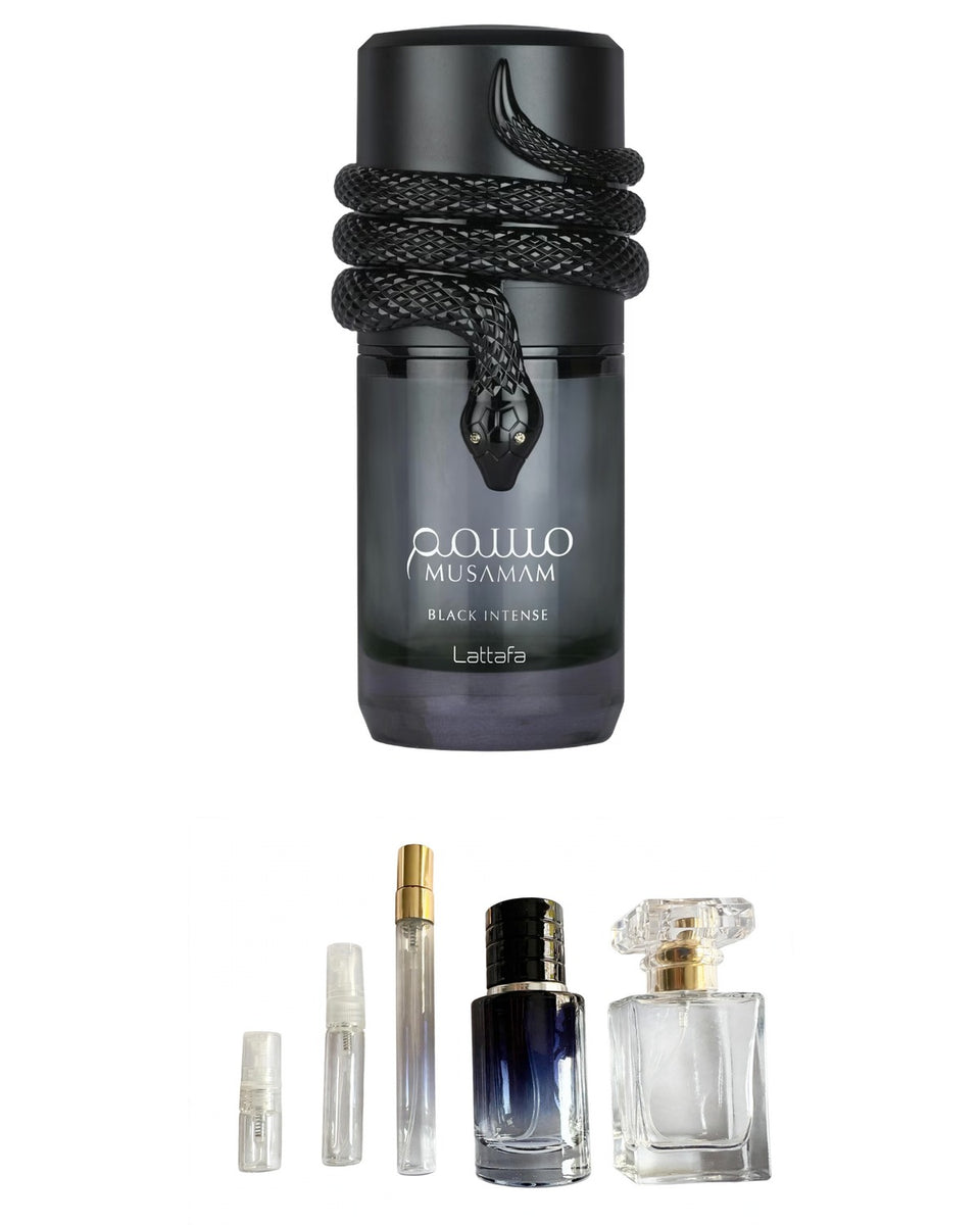 Lattafa Musamam Black Intense Fragrance Decant