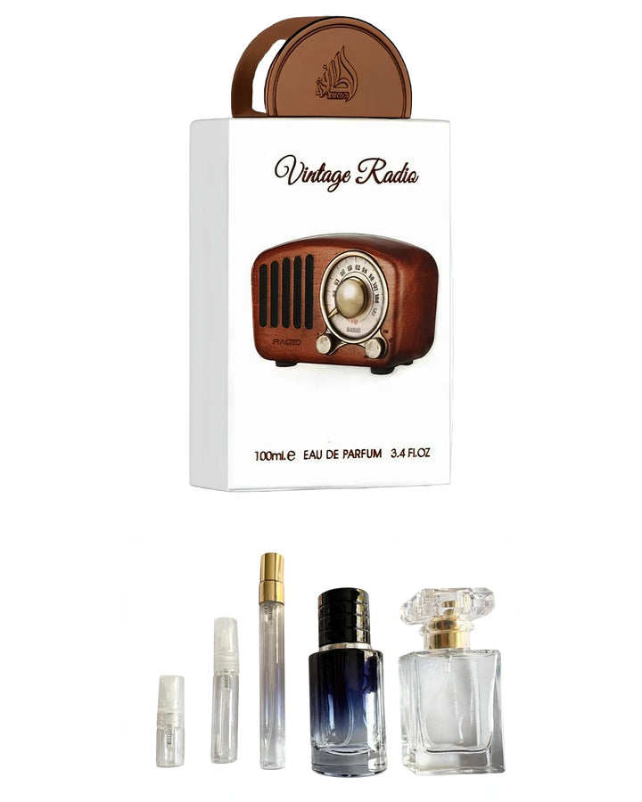 Lattafa Vintage Radio Fragrance Decant