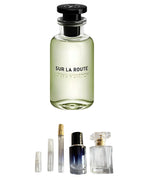 Louis Vuitton - Sur La Route (Sample Sizes) with sample bottles