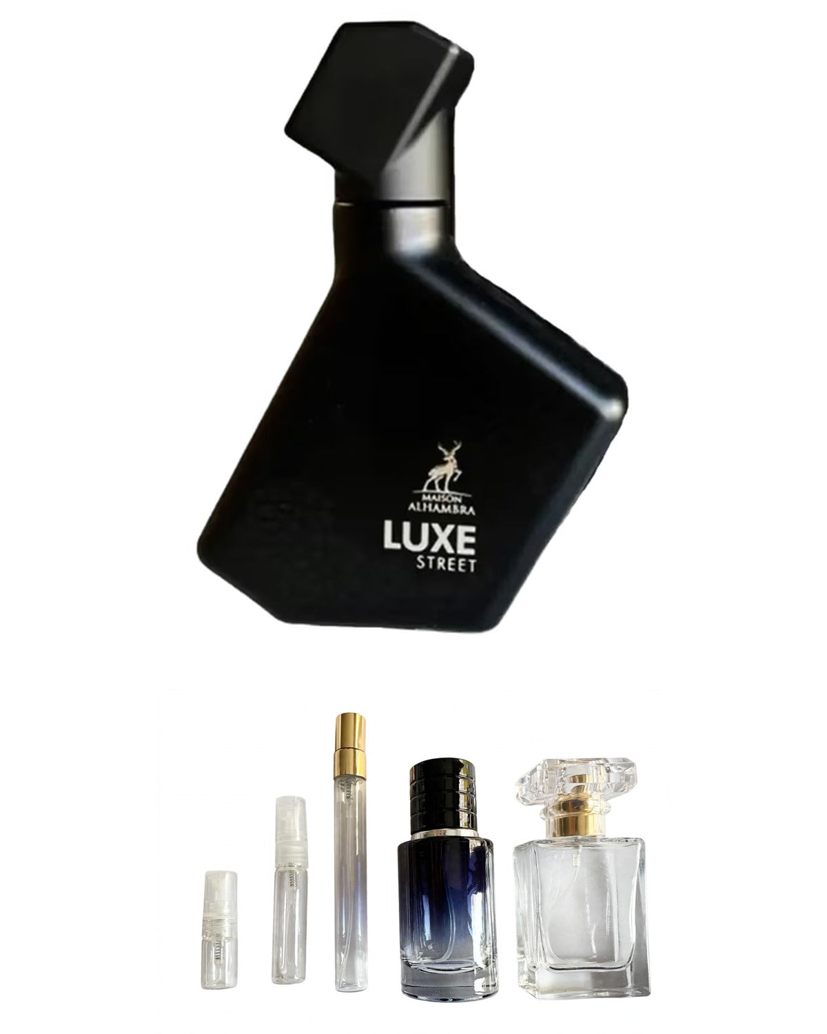 Maison Alhambra - Luxe Street (Sample Sizes) with sample bottles