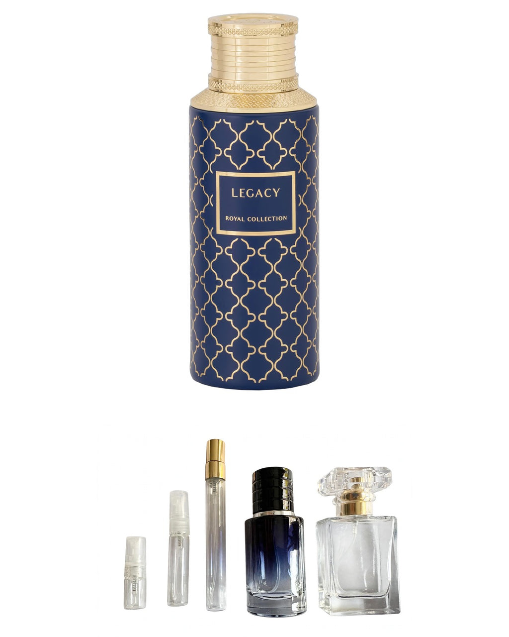 Maison Asrar-Legacy (Sample Sizes) with sample bottles