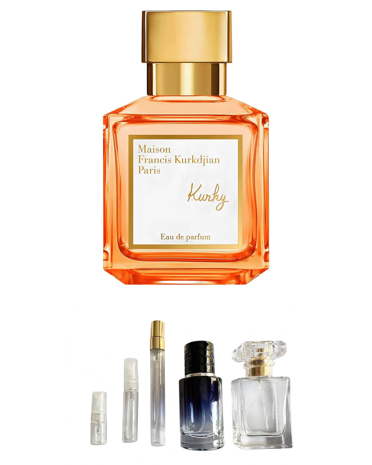 Maison Francis Kurkdjian-Kurky (Sample Sizes) with sample bottles