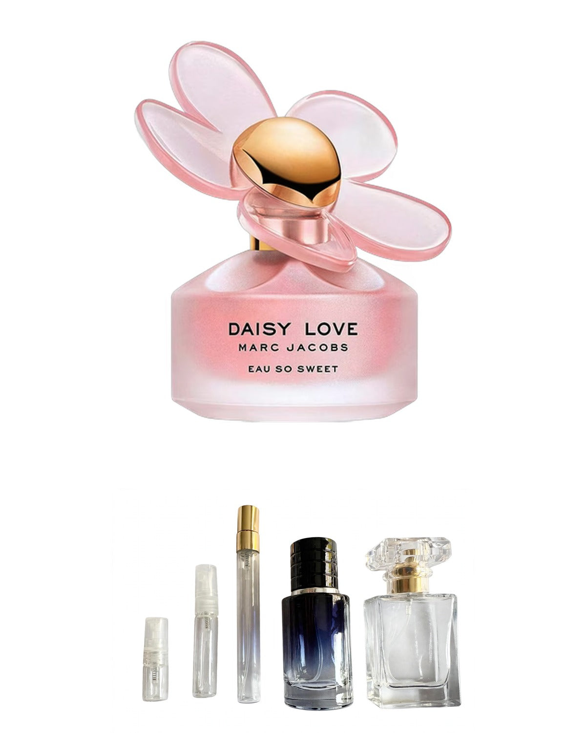 Marc Jacobs - Daisy Love Eau So Sweet (Sample Sizes) with sample bottles
