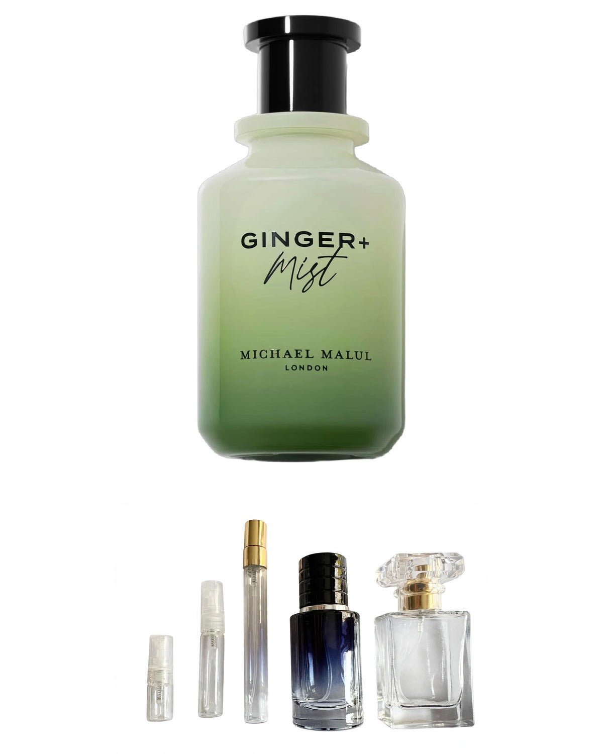 Michael Malul -Ginger+Mist (Sample Sizes) with sample bottles