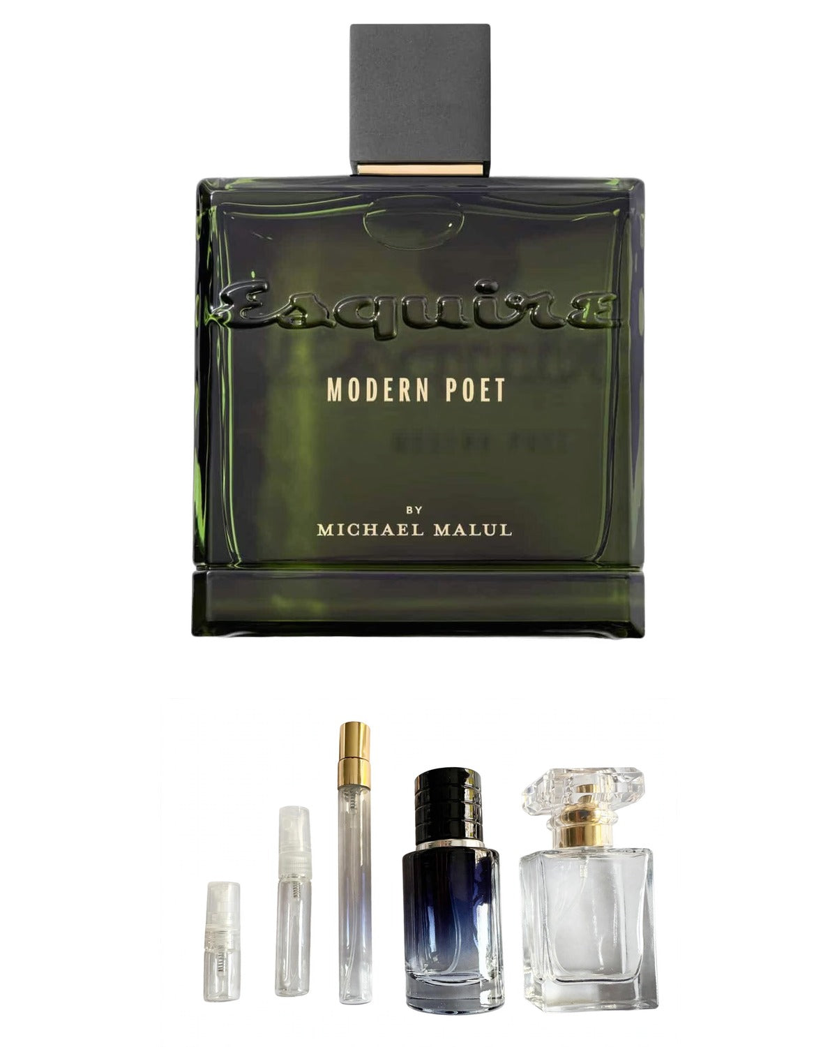 Michael Malul-Modern Poet (Sample Sizes) with sample bottles