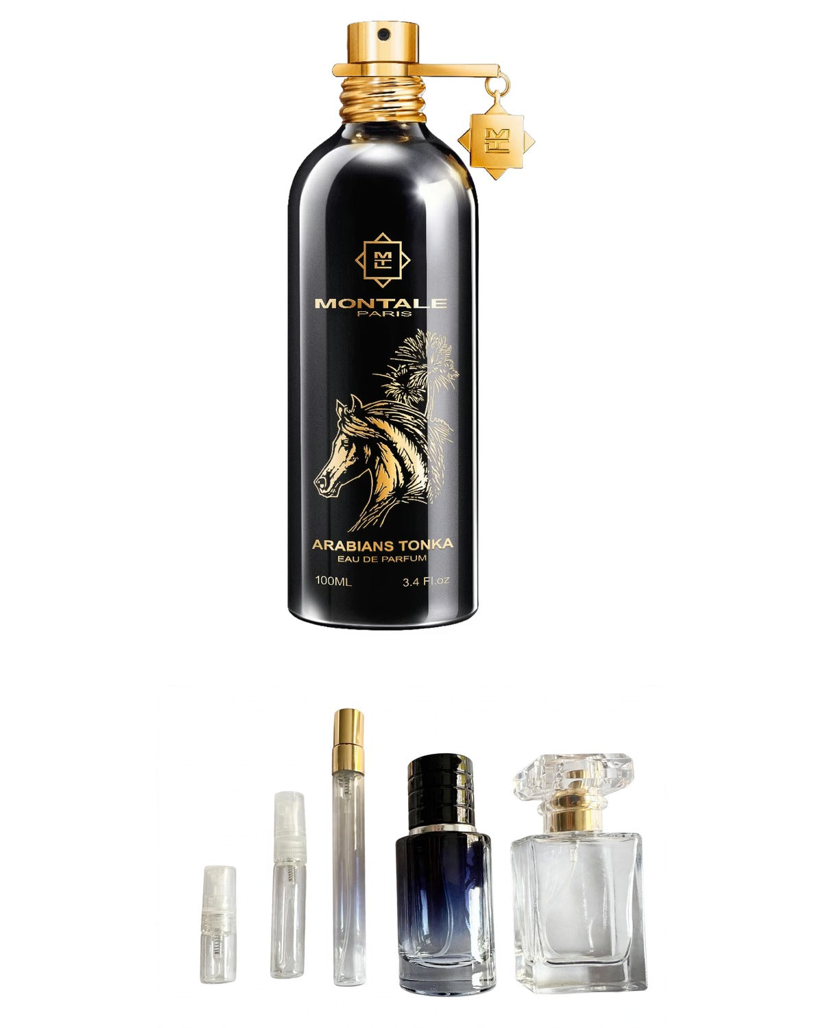 Montale-Arabians Tonka (Sample Sizes) with sample bottles