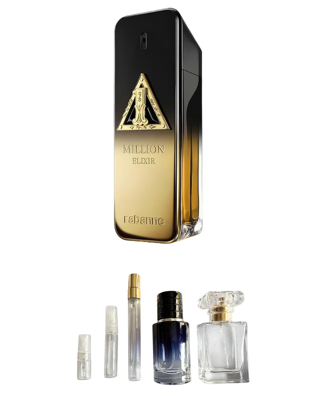 Paco Rabanne - 1 Million Night Elixer (Sample Sizes) with sample bottles
