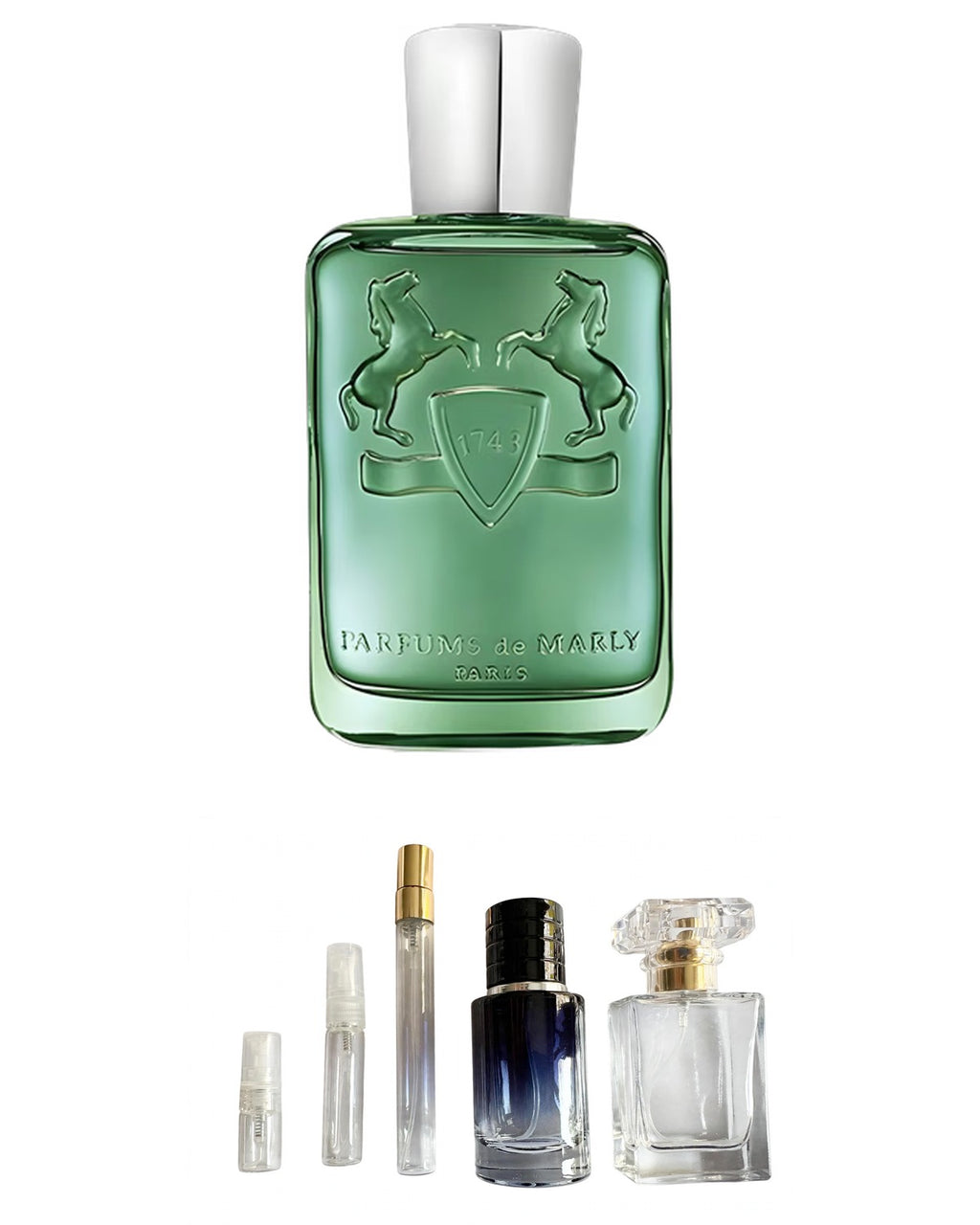 Parfums de Marly - Greenley (Sample Sizes) with sample bottles