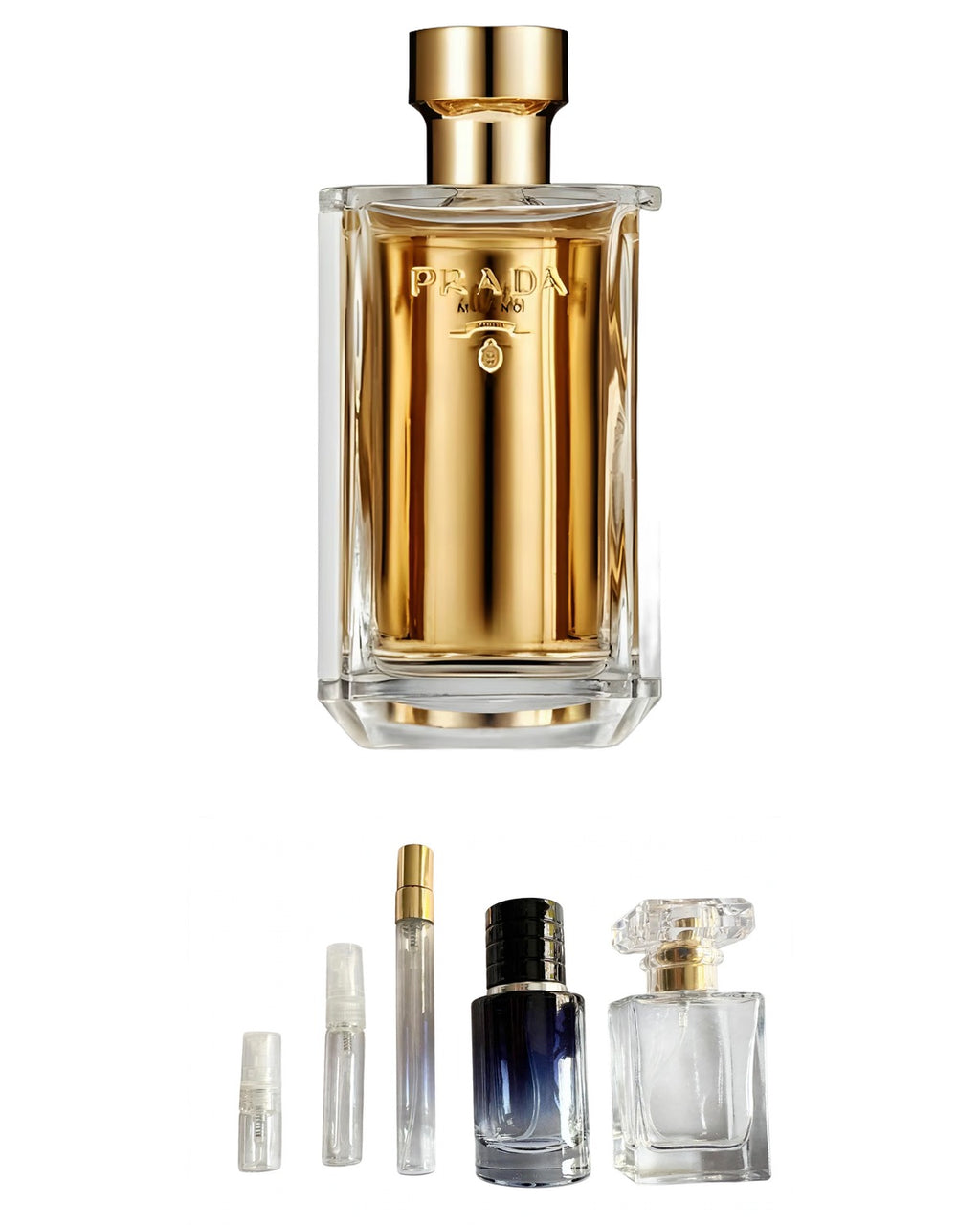 Prada - La Femme (Sample Sizes) with sample bottles