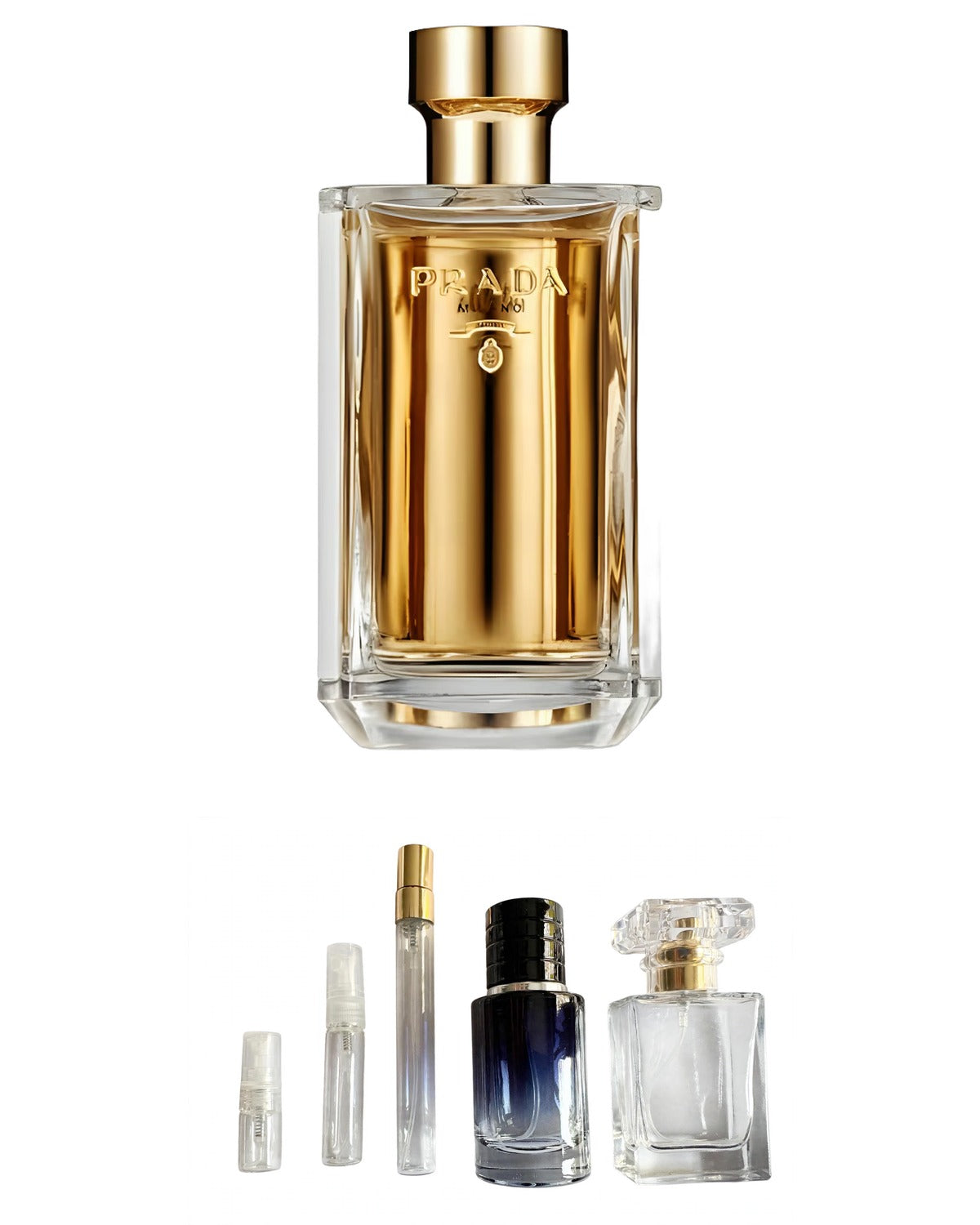 Prada - La Femme (Sample Sizes) with sample bottles