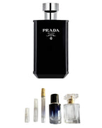 Prada - L'Homme Intense (Sample Sizes) with sample bottles