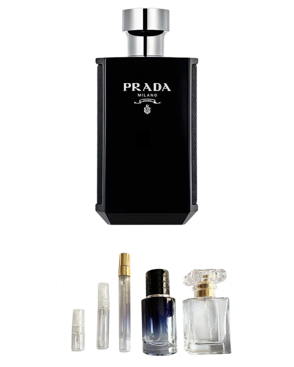Prada - L'Homme Intense (Sample Sizes) with sample bottles