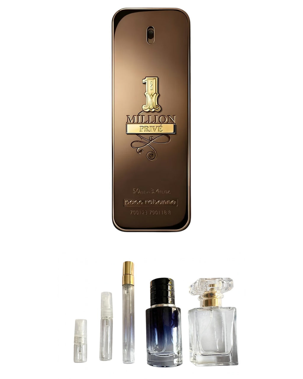Rabanne-1 Million Privé (Sample Sizes) with sample bottles