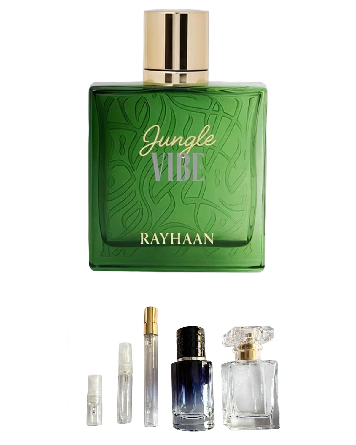 Rayhaan-Jungle Vibe (Sample Sizes) with sample bottles