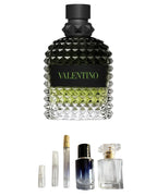 Valentino - Valentino Uomo Born in Roma Green Stravaganza (Sample Sizes) with sample bottles