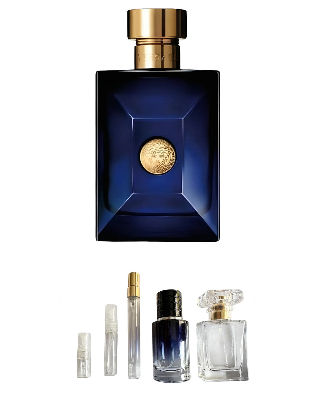Versace-Dylan Blue (Sample Sizes) with sample bottles